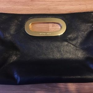 MICHAEL KORS Clutch Black with magnetic clasps